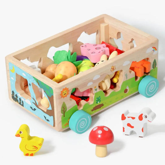 Houten Puzzel – Educatief Speelgoed voor Kinderen, Versterkt Creativiteit en Cognitieve Vaardigheden-1