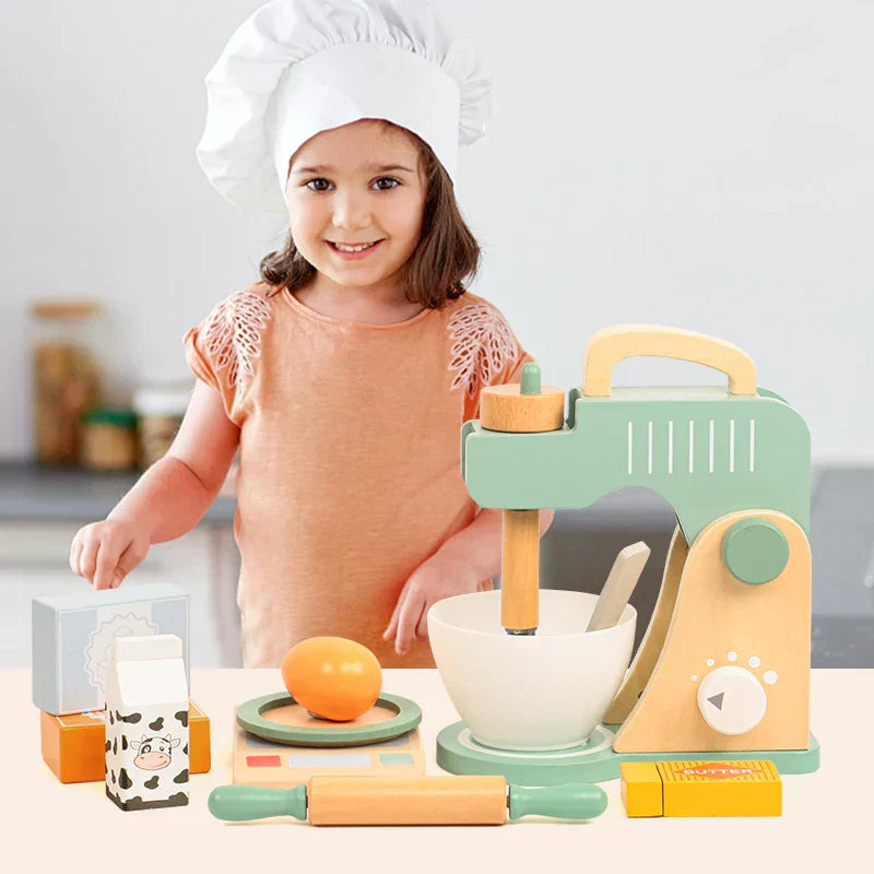 Houten Keuken Speelgoed – Educatieve Speelset voor Kinderen, Stimuleert Creativiteit & Motoriek, 18 Onderdelen-2