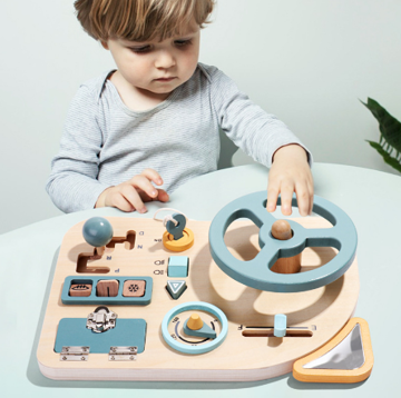 Houten Stuurwiel – Montessori Speelgoed voor Motorische Ontwikkeling – Veilig en Duurzaam Hout 2
