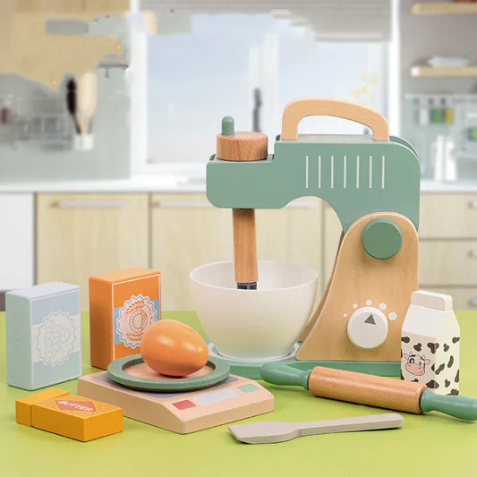 Houten Keuken Speelgoed – Educatieve Speelset voor Kinderen, Stimuleert Creativiteit & Motoriek, 18 Onderdelen-3