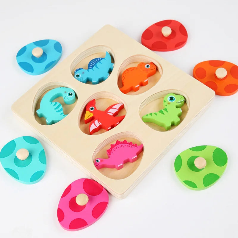 Houten Dino Puzzel – Educatief en Interactief, Duurzaam Hout – Ontwikkel Motoriek en Logisch Denken 3