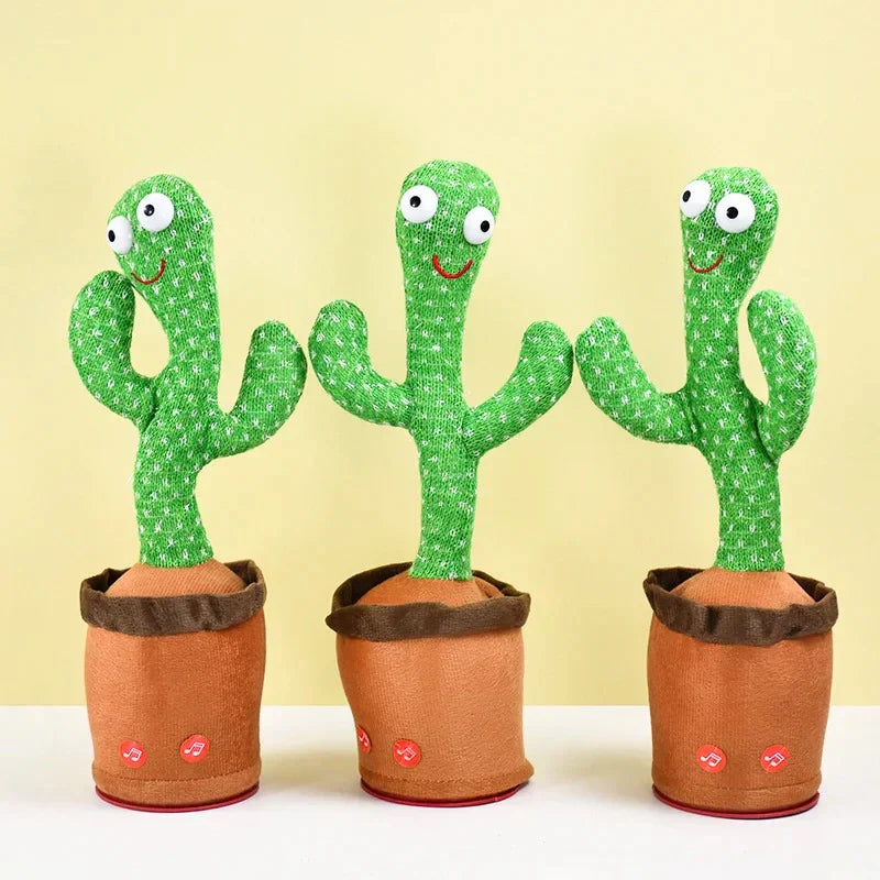 Interactieve Cactus – Dansend Speak & LED-Lichten, Zacht Pluche – Stimuleert Spraak en Taal 5