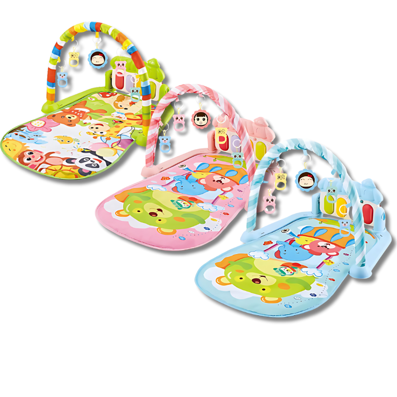 Interactieve Muziek Speelmat voor Baby's - Educatief Speelkleed met Kleuren en Geluiden, Stimuleert Ontwikkeling en Motoriek-2
