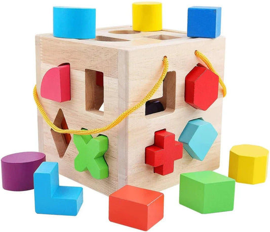 Houten Vormenspel – Educatief Speelgoed voor 1 Jaar, Stimuleert Kleur- en Vormherkenning-5
