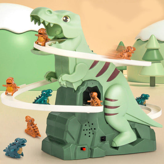 Interactieve Racebaan Speelgoed – Automatische Klimfunctie, LED Verlichting en Dinosaurus Thema 2